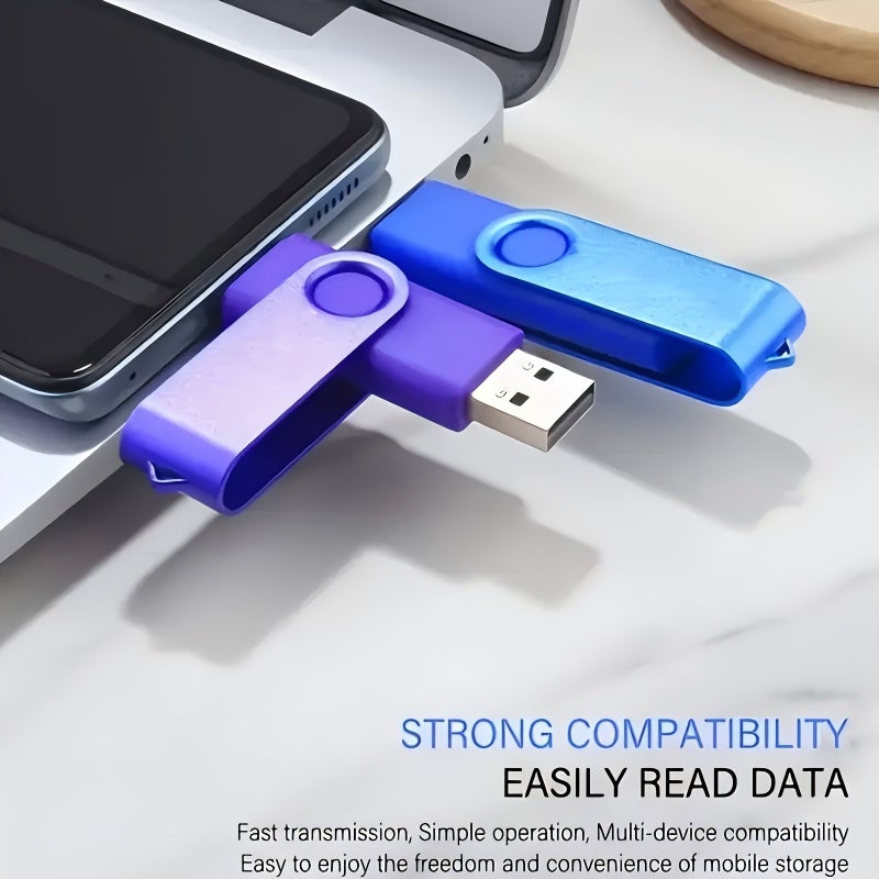 Black 256MB USB 2.0 Swivel Flash Drive Rotating Memory Stick For Desktop And Laptop External Storage Devices - Image 5