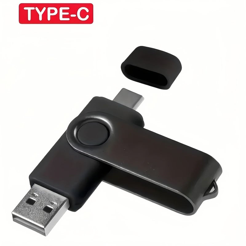 Black 256MB USB 2.0 Swivel Flash Drive Rotating Memory Stick For Desktop And Laptop External Storage Devices - Image 4