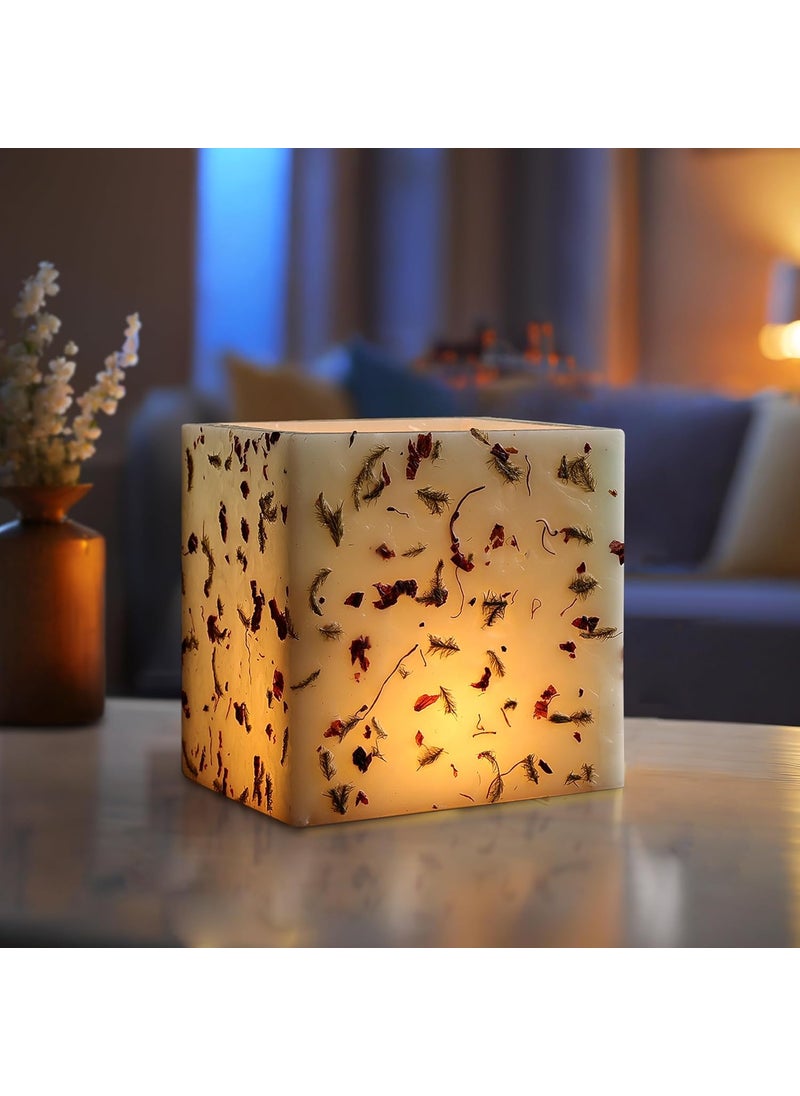 IRIS Iris Botanics Lantern Candle Fragrance Tea Rose Agarwood 720g Lilac Peony  - Image 1