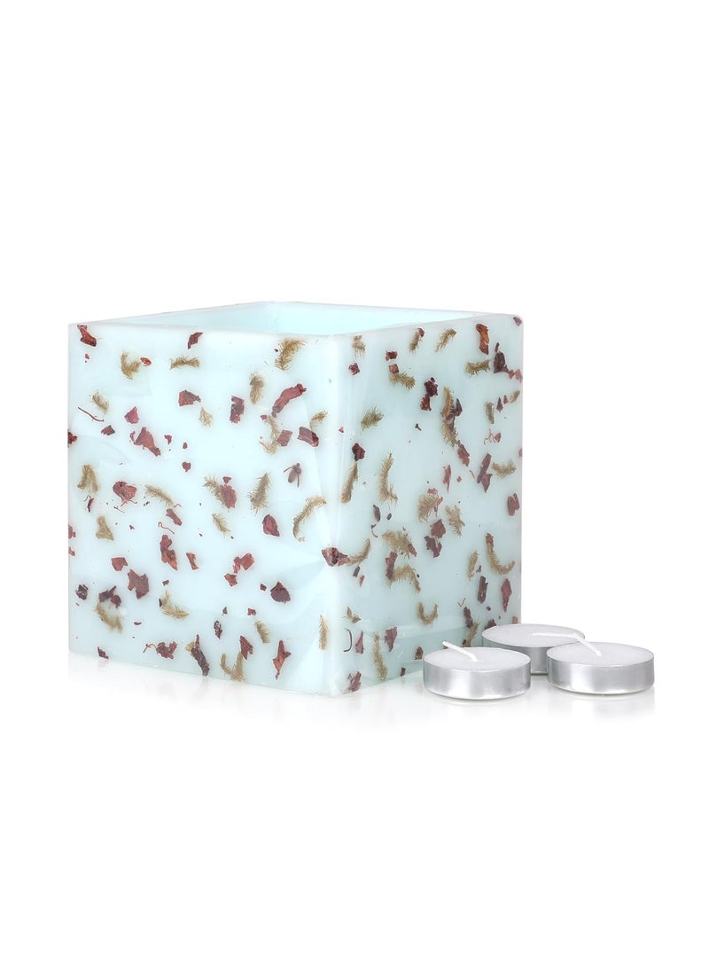 IRIS Iris Botanics Lantern Candle Fragrance Tea Rose Agarwood 720g Lilac Peony  - Image 2
