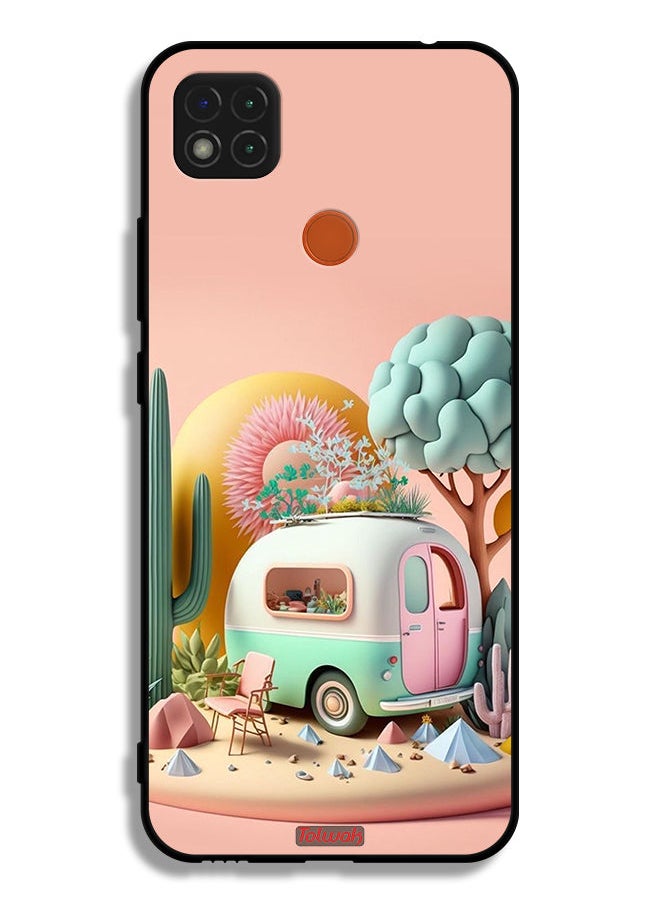 Tolwak Xiaomi Redmi 9C Protective Case Cover Senercy Art  - Image 2