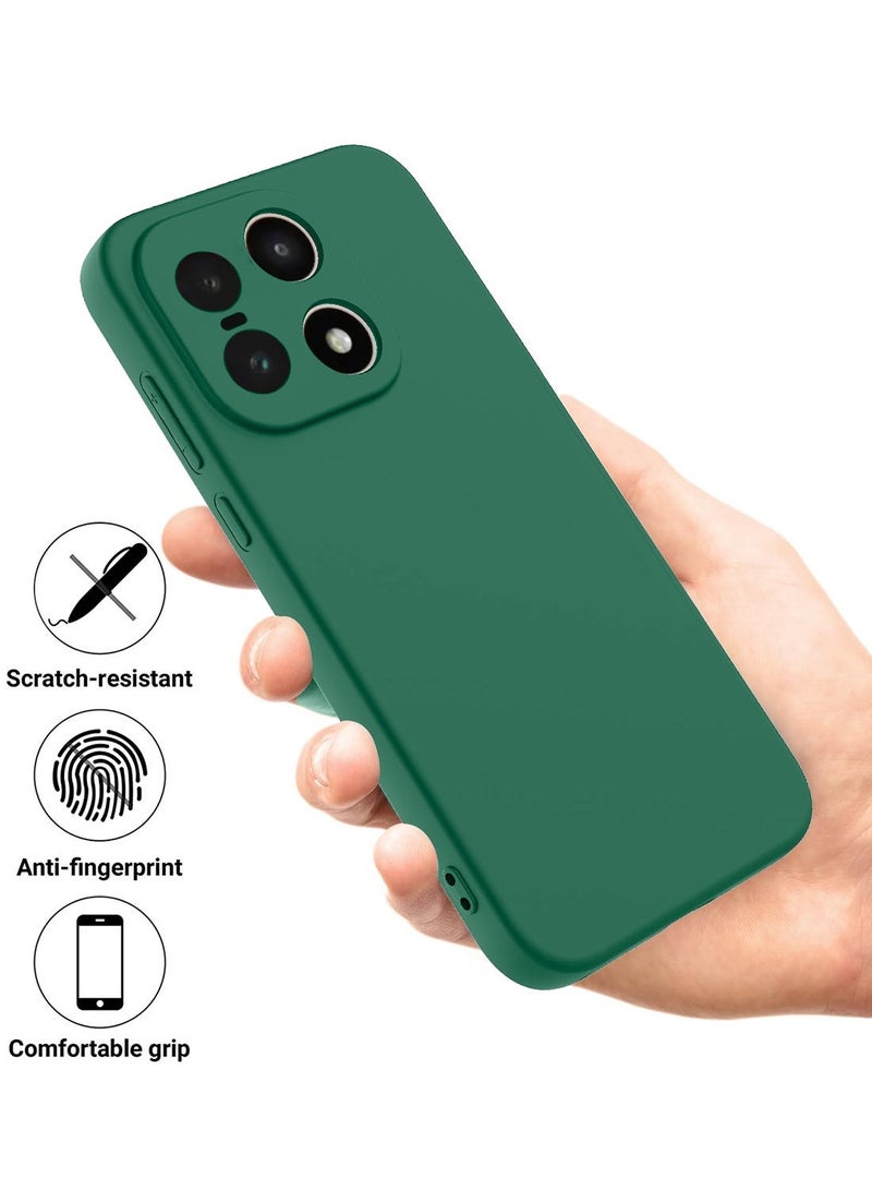 دبليو تيك غطاء حماية من السيليكون السائل الناعم لهاتف OnePlus 15 5G 2025 (MCRPSN) - أخضر داكن - Image 4