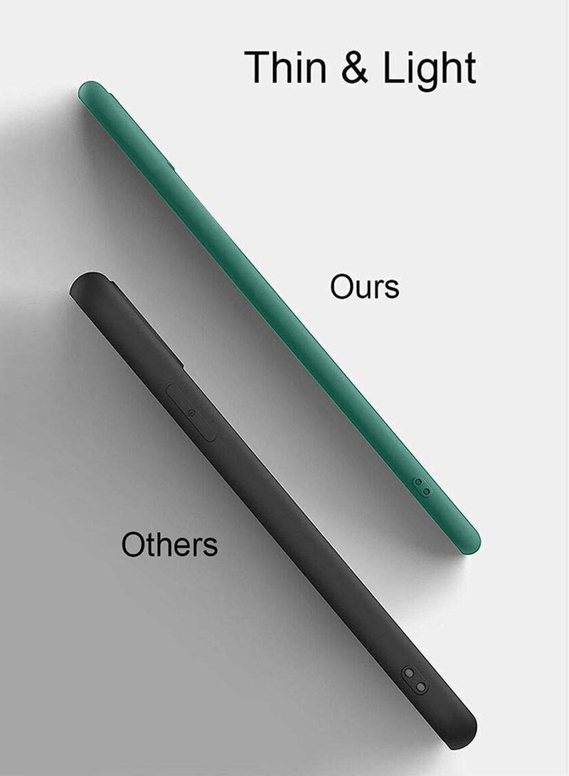 دبليو تيك غطاء حماية من السيليكون السائل الناعم لهاتف OnePlus 15 5G 2025 (MCRPSN) - أخضر داكن - Image 5