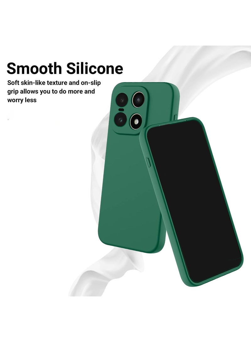 دبليو تيك غطاء حماية من السيليكون السائل الناعم لهاتف OnePlus 15 5G 2025 (MCRPSN) - أخضر داكن - Image 3