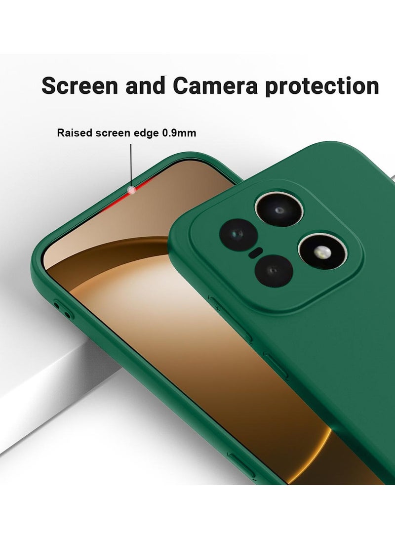 دبليو تيك غطاء حماية من السيليكون السائل الناعم لهاتف OnePlus 15 5G 2025 (MCRPSN) - أخضر داكن - Image 2