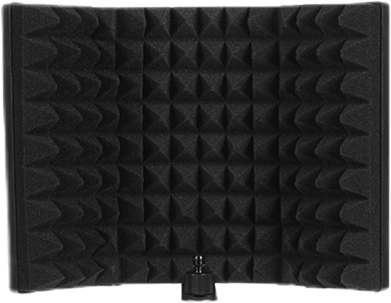 klarako Microphone Isolation Shield, Studio Recording Mic Sound Absorbing Foam Reflector for Any Condenser Microphone Recording Equipment Studio  Without stand - Image 3