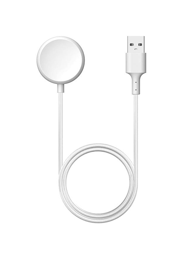 for Pixel Watch Charger, Replacement Magnetic Charging Cable Cord Stand for Google Pixel Watch (White) - Image 1