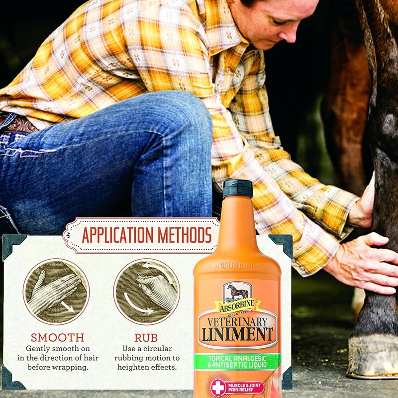 Absorbine Veterinary Liniment Topical Analgesic & Antiseptic Liquid - 16 Oz - Image 3