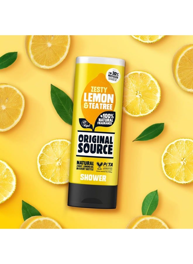 Original Source Zesty Lemon & Tea Tree Shower Gel, 250ml - Image 4