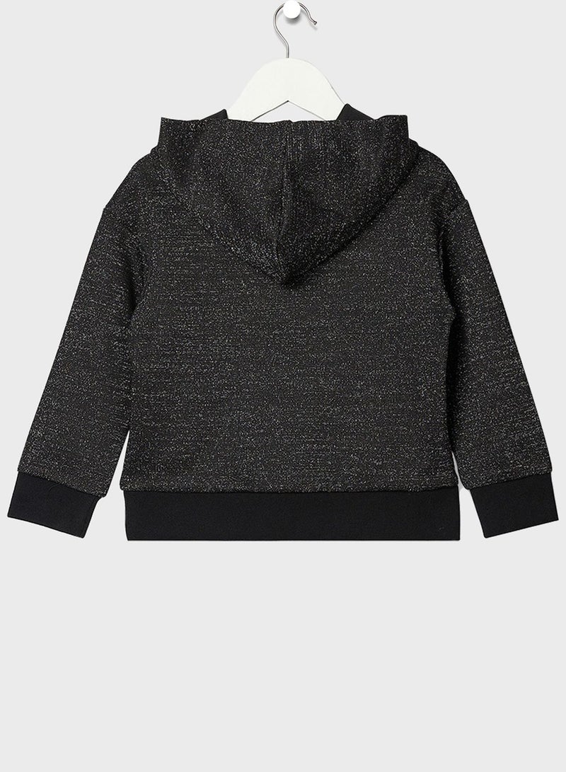 ONLY Kids Glitter Hoodie  - Image 2