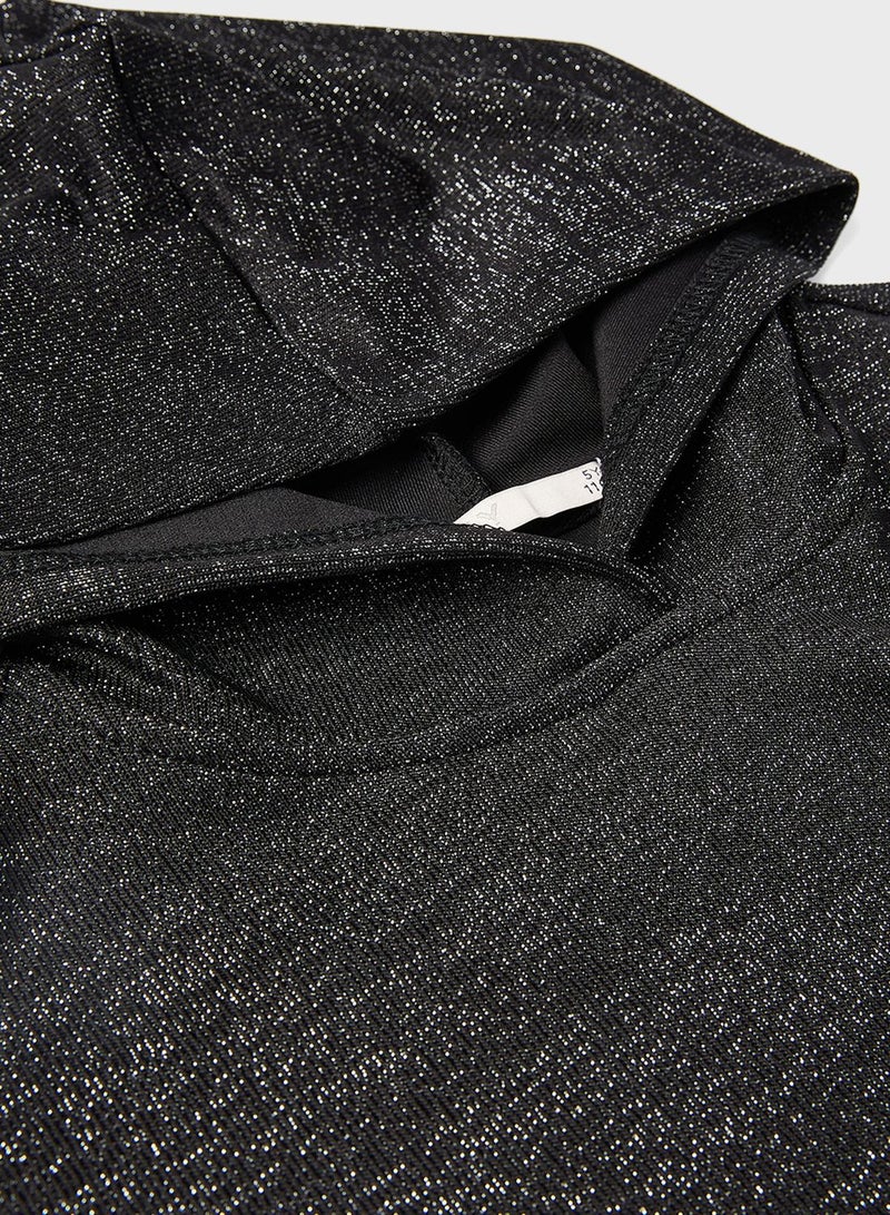 ONLY Kids Glitter Hoodie  - Image 3