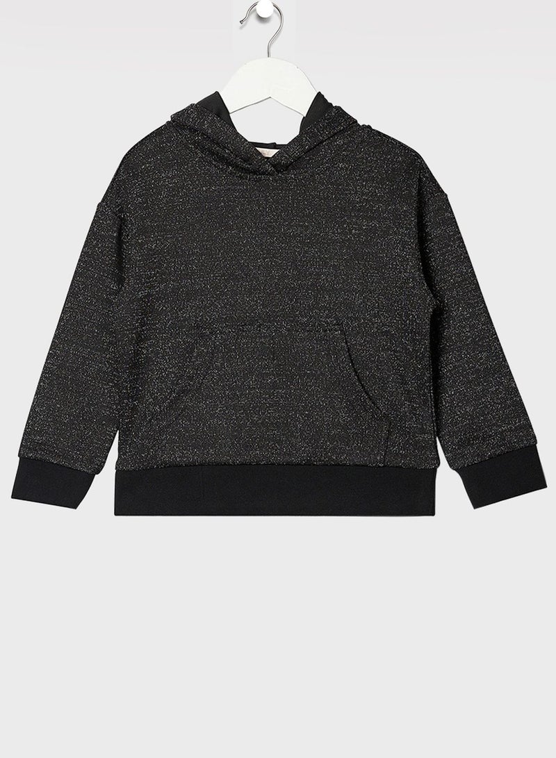 ONLY Kids Glitter Hoodie  - Image 1