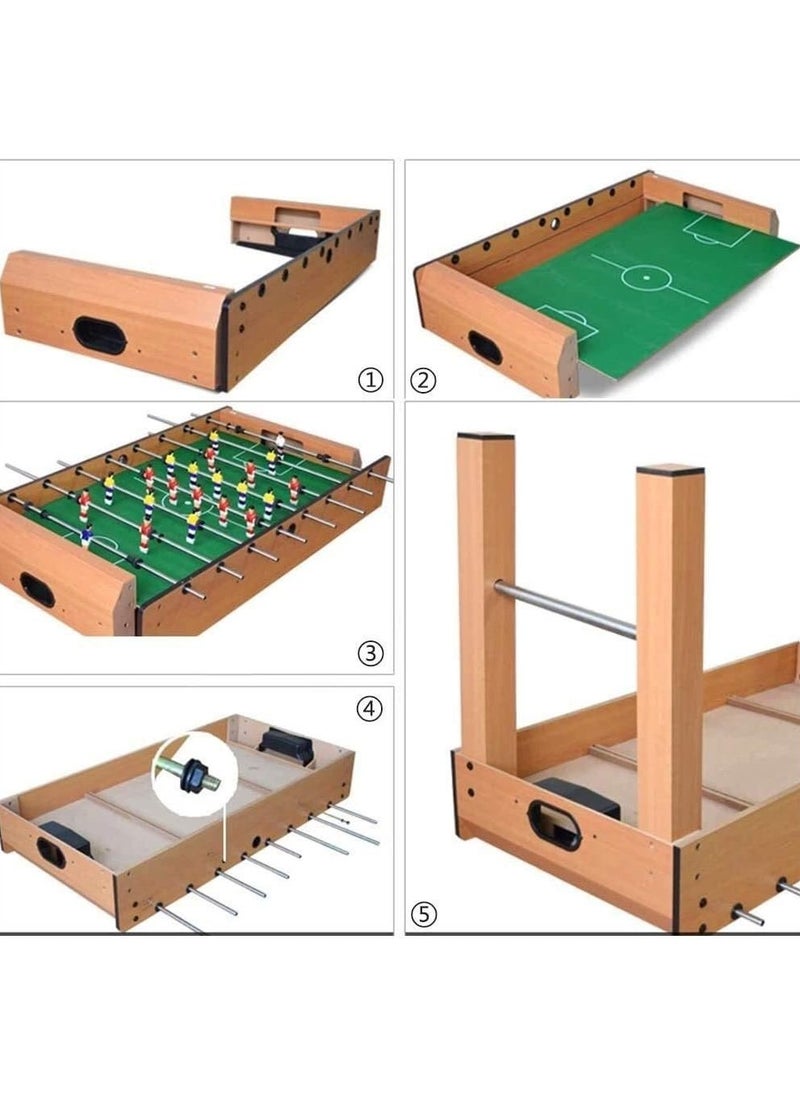 Toy Box - Table Soccer Game with Ergonomic Handles for Kids and Adults, Table football machine table football children toy tabletop board game - Image 1