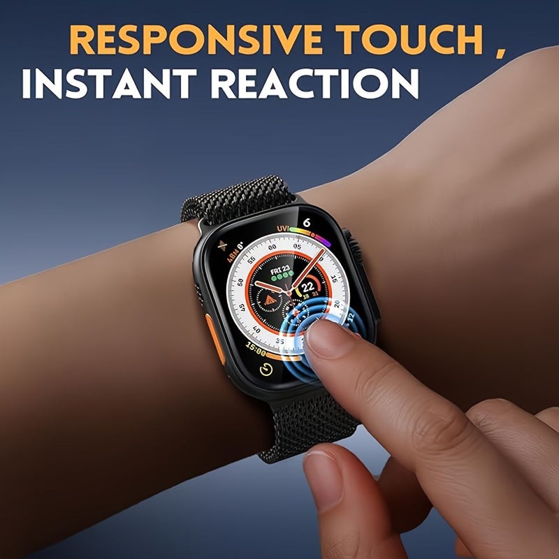 Pack Of 2 Transparent TPU Screen Film For Series 10 46mm Scratch Resistant - Image 5