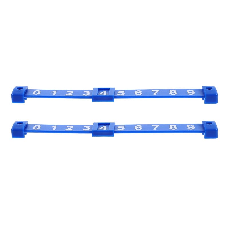 Blue Foosball Score Counters 2pcs Mini Table Football Scoring Units Plastic Bars - Image 2
