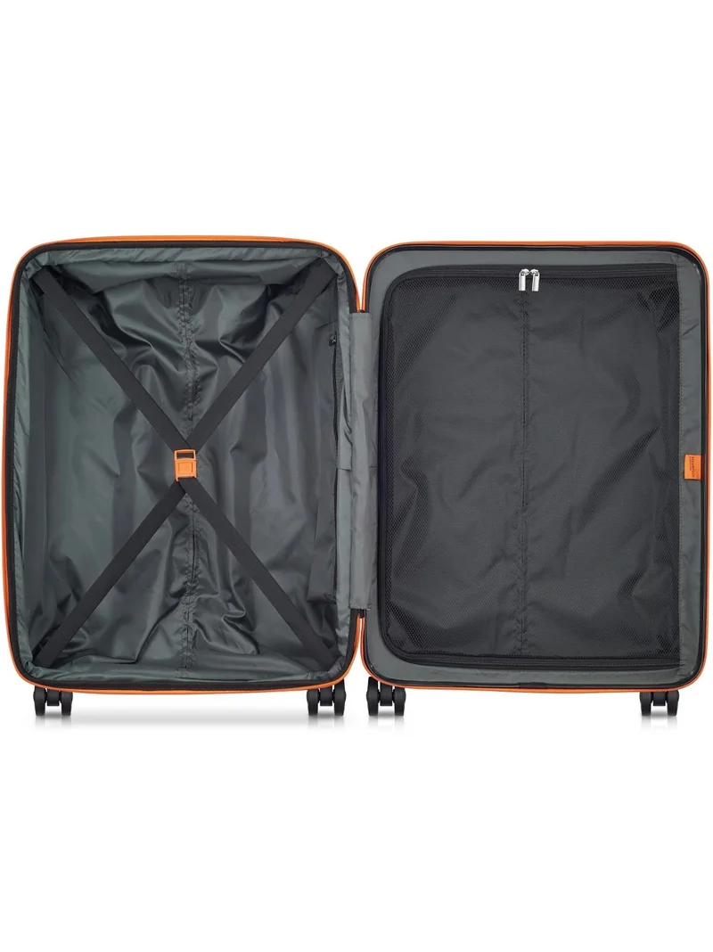 ديلسي _باريس حقيبة سفر بعجلات قابلة للتوسيع 70 سم من سيتادل - أسود فحمي