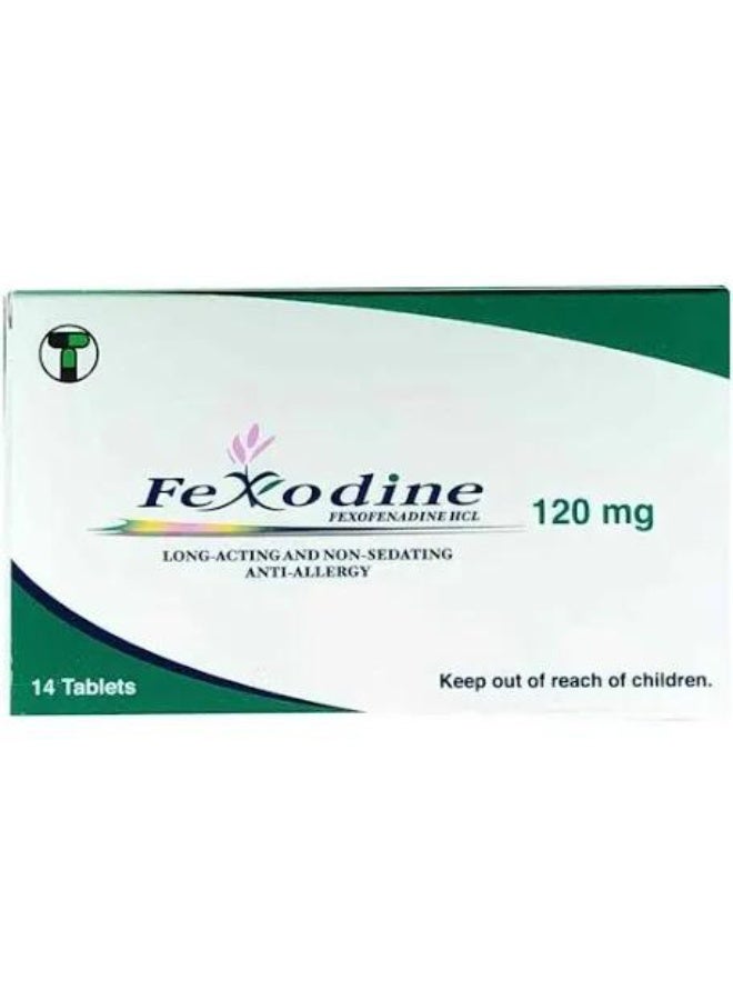 Fexodine 120mg Tablet 14's
