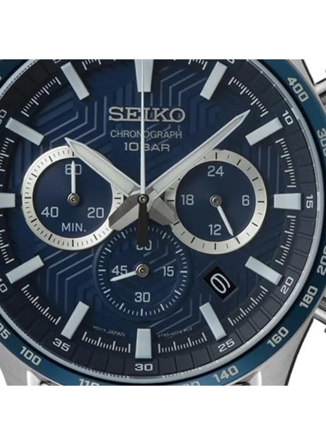 Seiko SEIKO Men's Analogue Quartz Watch with Stainless Steel Strap SSB445P1  - Image 3