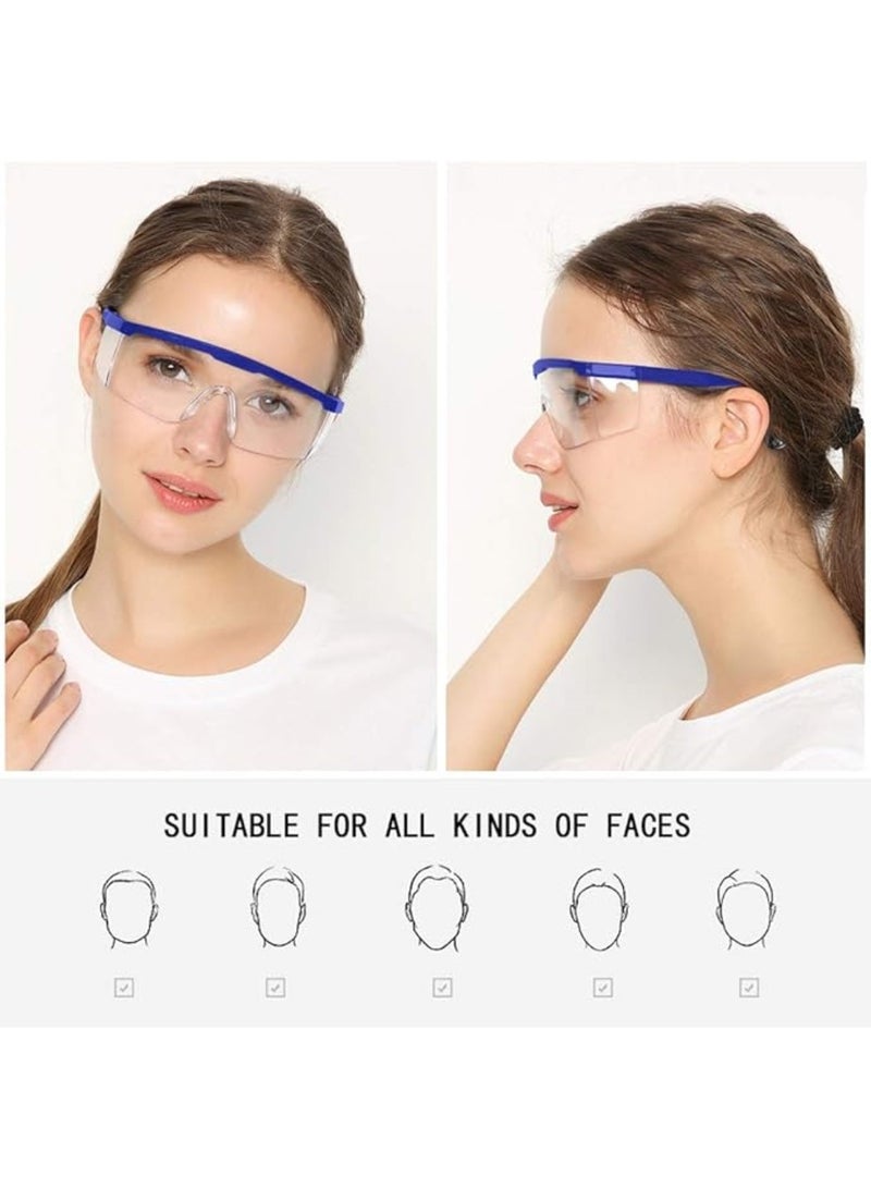 CHU DAI Safety Glasses, Adjustable Wide-Vision Protective Glasses, Lightweight Fog-Proof Safety Goggles - Image 3