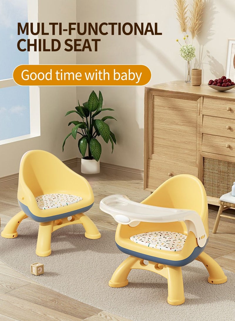بيروي كرسي إطعام الأطفال الصغار، كرسي إطعام الأطفال حديثي الولادة قابل للتعديل، مقعد 2 في 1 للأطفال الصغار، مريح، مناسب للعائلات والأطفال - Image 2