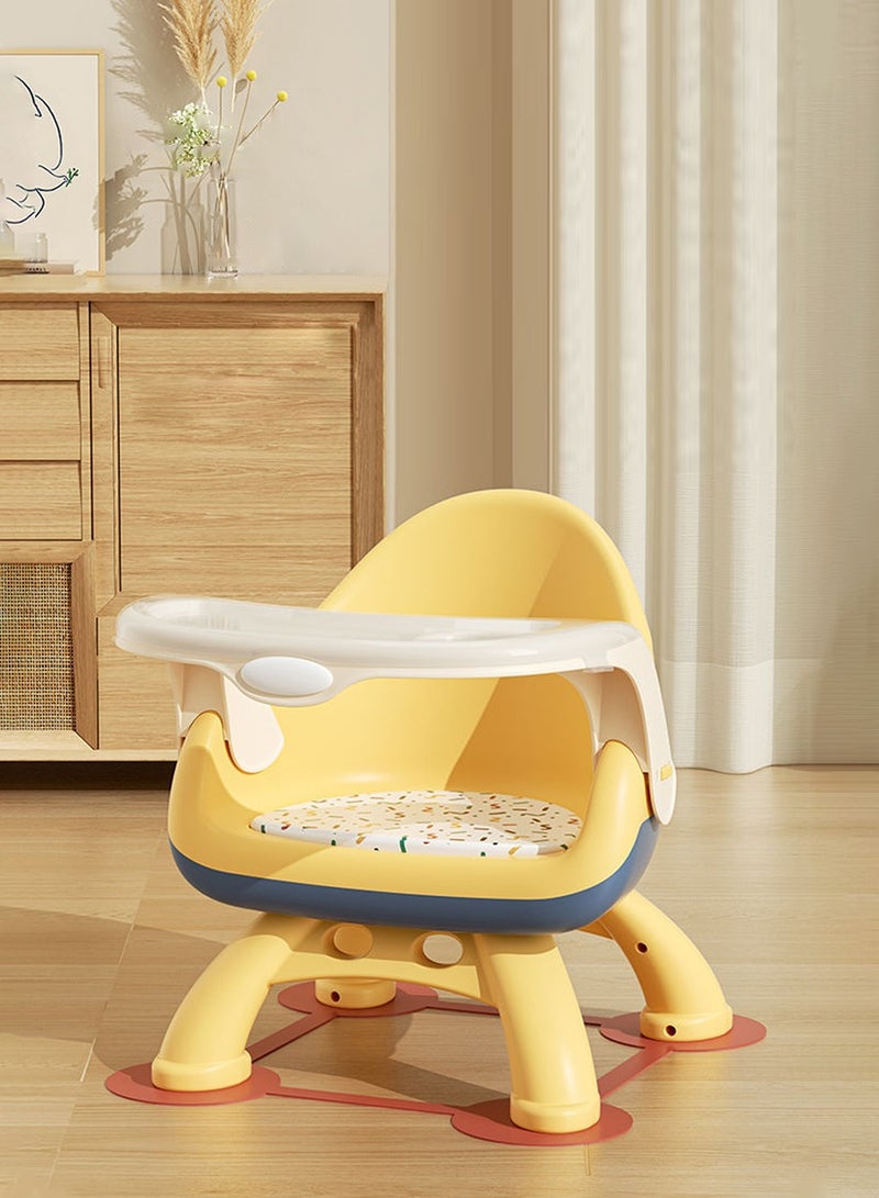 بيروي كرسي إطعام الأطفال الصغار، كرسي إطعام الأطفال حديثي الولادة قابل للتعديل، مقعد 2 في 1 للأطفال الصغار، مريح، مناسب للعائلات والأطفال - Image 4