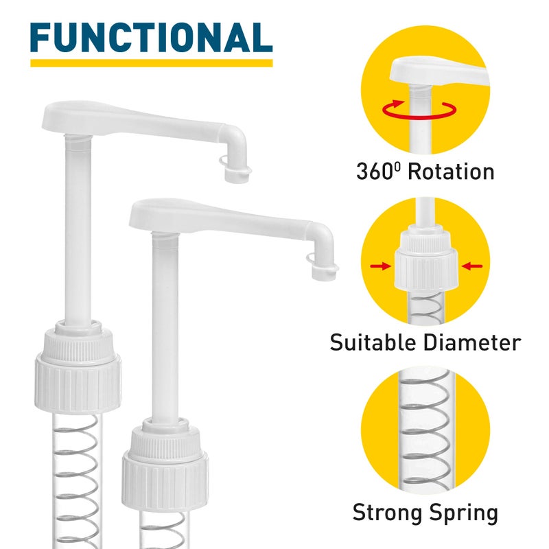 shopperals Heavy-Duty 5-Gallon Bucket Pump Dispenser â€“ Compatible with Oil, Laundry Soap, Detergent, Fabric Softener, Degreasers, and More. Includes a Leak-Proof Cap, Making it Ideal for Commercial and Household - Image 5