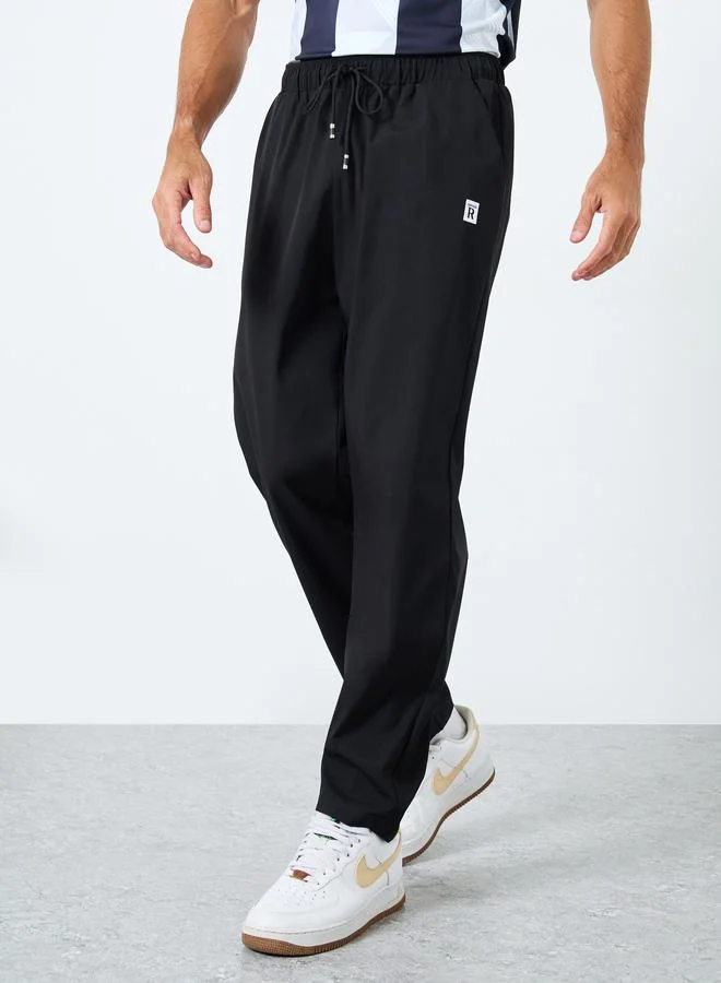 تايك تو Take Two Solid Joggers with Drawstring Closure