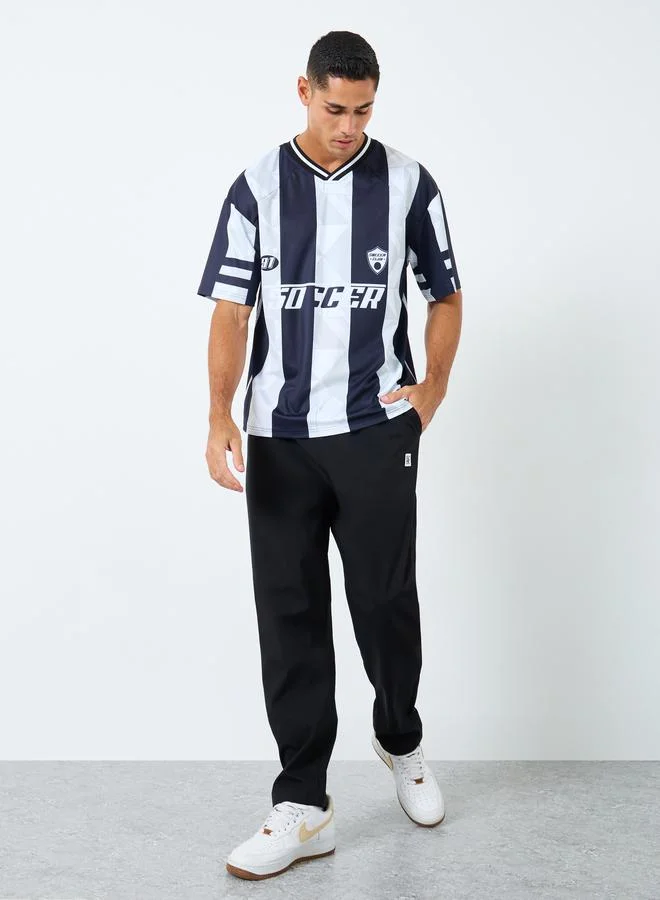 تايك تو Take Two Solid Joggers with Drawstring Closure