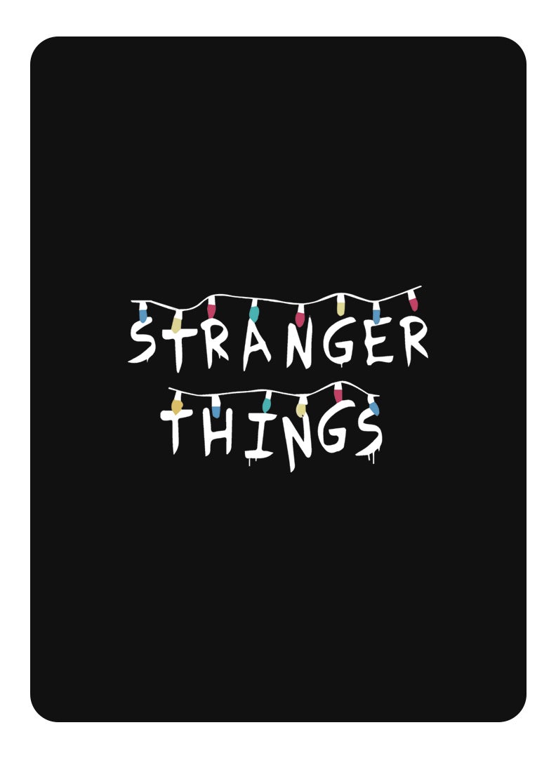 Theodor Protective Flip Case For Samsung Galaxy Tab A 10.5, T590 With Trifold Stand Auto Wake Sleep Shockproof Cover Stranger things white - Image 1