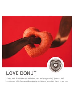 chefmade Donut Mold Cake Pan 6 Cavity Non-Stick Heart Shaped Doughnut Bakeware  - Image 4