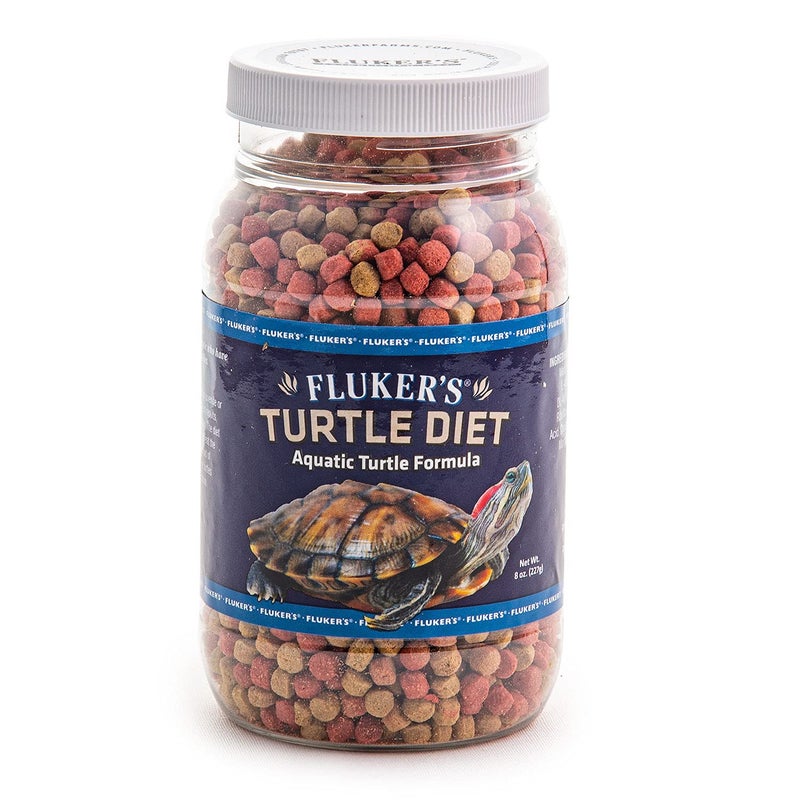 Fluker's Aquatic Turtle Diet, Food Pellets for Turtles, 8 oz - Image 1