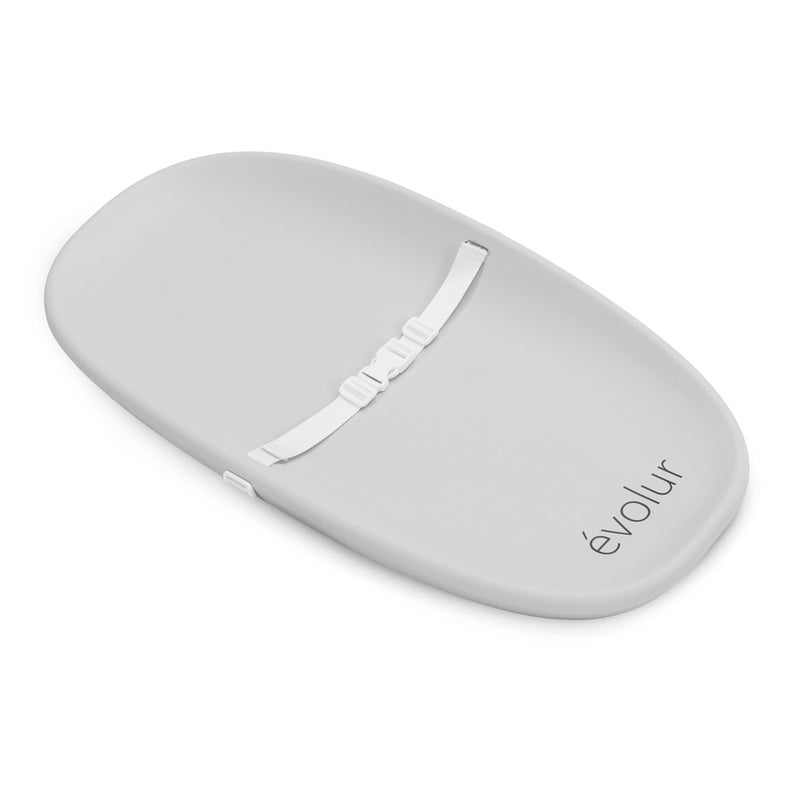 Evolur Eva Baby Changing Pad in Light Gray, Soft, Lightweight and Portable Changing Pad, Fits All Changing Table, Waterproof Firm Padding - Image 1
