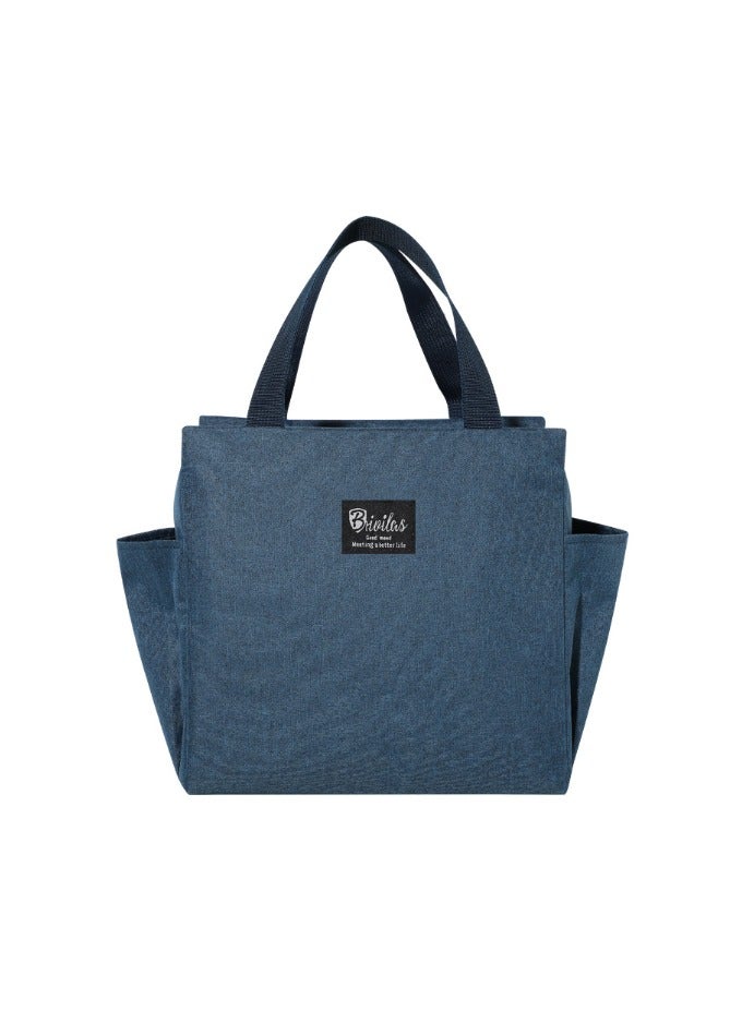 Insulated Lunch Bag Multifunctional, Large Capacity with Side Pocket  Wide Opening for Easy Packing & Cleaning  Leakproof with Handles  Hot & Cold Storage for School, Office & Travel 