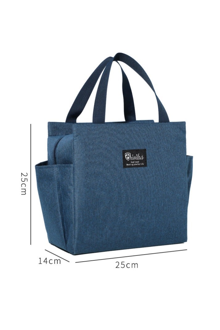 Insulated Lunch Bag Multifunctional, Large Capacity with Side Pocket  Wide Opening for Easy Packing & Cleaning  Leakproof with Handles  Hot & Cold Storage for School, Office & Travel - Image 2