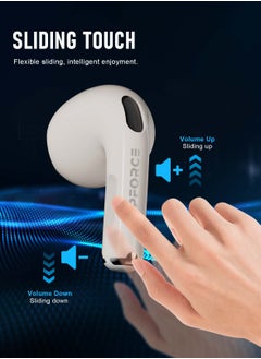 ZIPFORCE ZIPFORCE True Wireless Earbuds, in-Ear Bluetooth 5.3 Headphones, Bluetooth Earbuds Touch Control 30 Playtime, IPX5 Waterproof TWS, Light-Weight Earphones  - Image 5