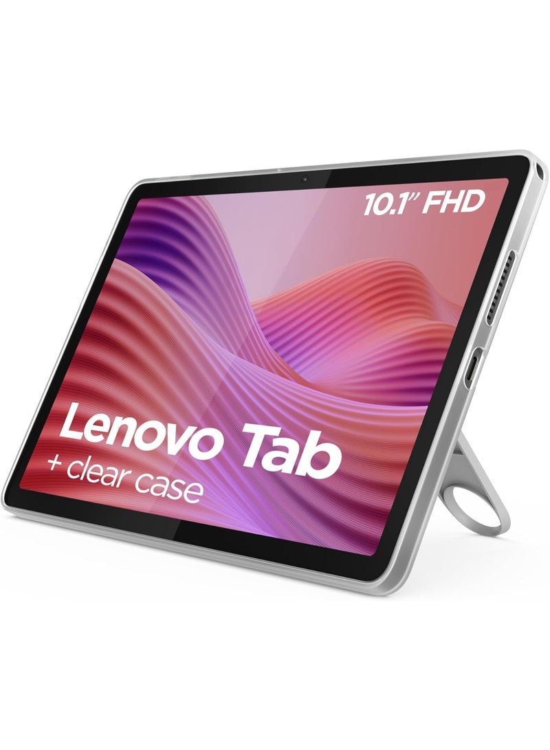 Lenovo Tab 10.1-inch 4GB RAM, 64GB ROM with Clear Case 4G Luna Grey - Middle East Version - Image 2