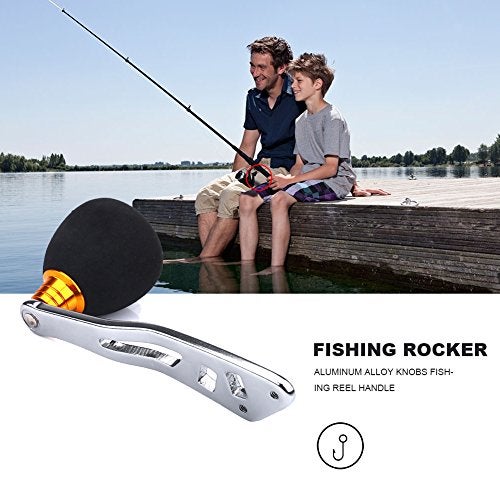 Tbest Fishing Reel Handle ReplacementFishing Reel Power Handle Knob Reel Replacement PartsAluminum Alloy Fishing Reel Rocker Knobs Fishing Reel Handle for Baitcasting Tackle - Image 3