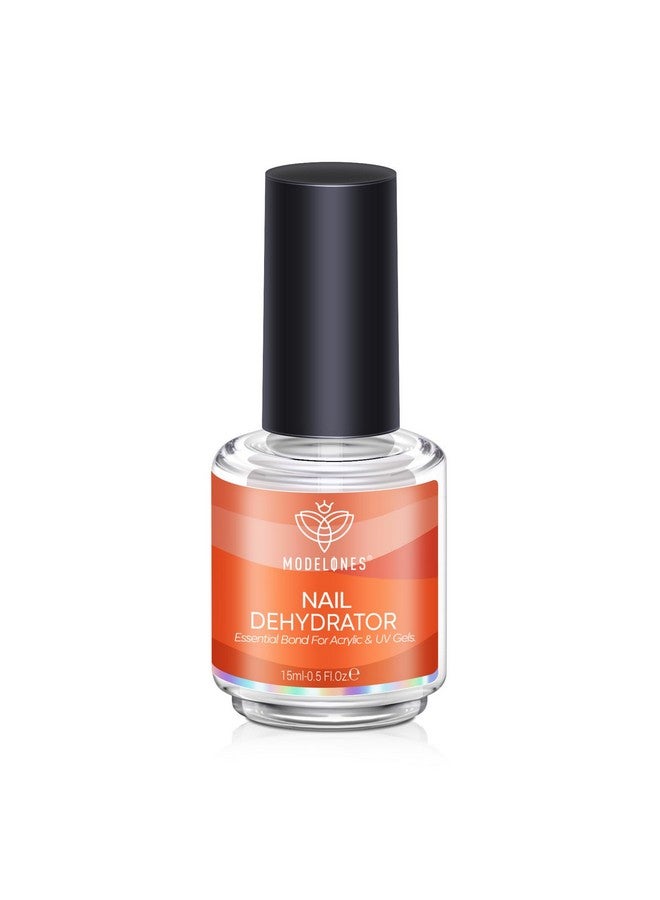modelones Top Coat Nail Dehydrator, 15 ml Acid Free Nail Prep Dehydrator for Acrylic Nails and Gel Nail Polish, Hema-Free Primer Bonder - Image 1