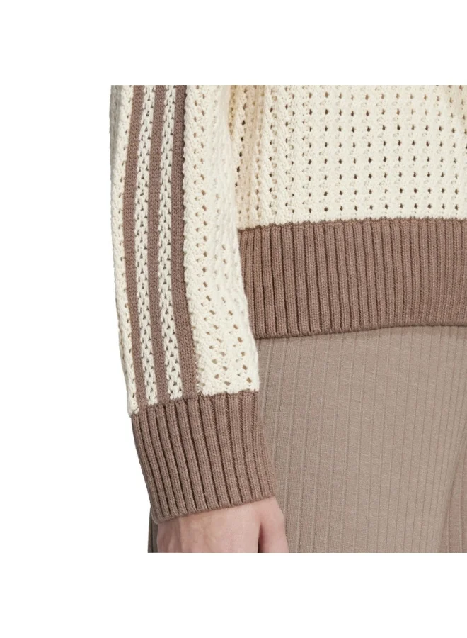 adidas KNITTED CREW White Originals Women SWEATSHIRTS