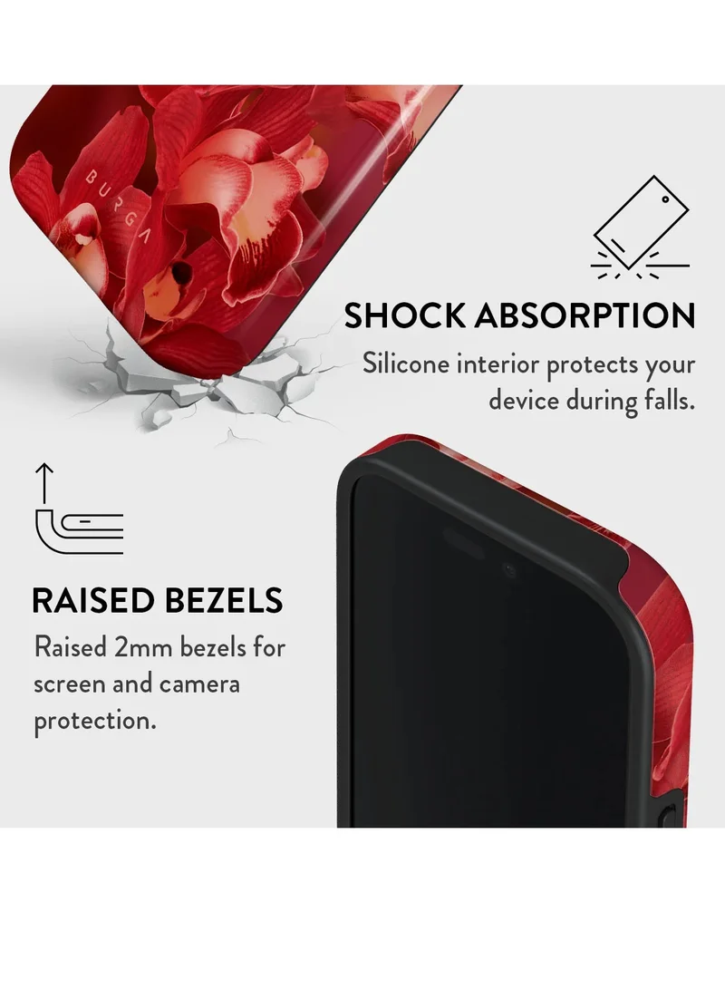 BURGA iPhone 16 Pro Max Case, 2 Piece Hard Shell + TPU Interior, Shock Absorption, All Port Accessible, Raised Bezel For Screen & Camera Protection, Never Fading HQ Print,  Goddness Energy