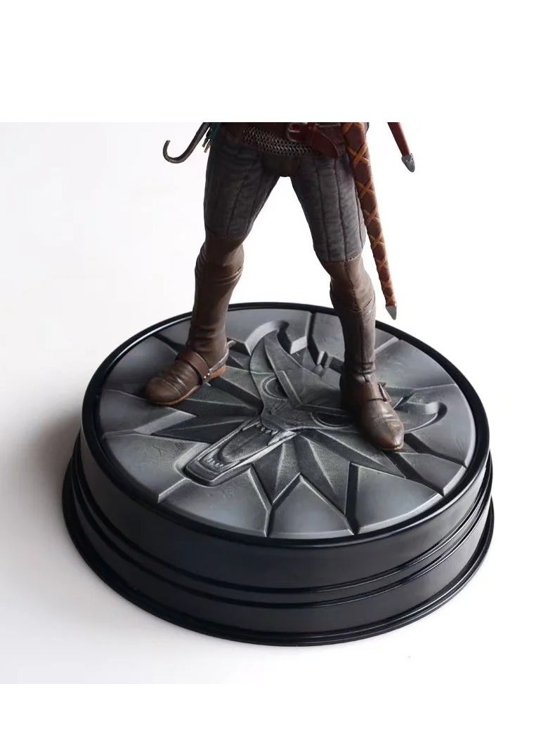 Generic - Dark Horse The Witcher 3: Wild Hunt Geralt Master Witcher 2nd Gen Hunter Figurine (24cm Tall): Premium PVC Material, Perfect Details, Exquisite Collector’s Item - Image 1