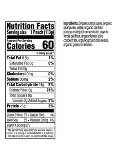 Plum Organics Plum Organics Mighty Immunity Organic Toddler Food - Carrot, Pear, Pomegranate, and Oat - 4 oz Pouch (Pack of 12) - Organic Vegetable Toddler Food Pouch  - Image 4