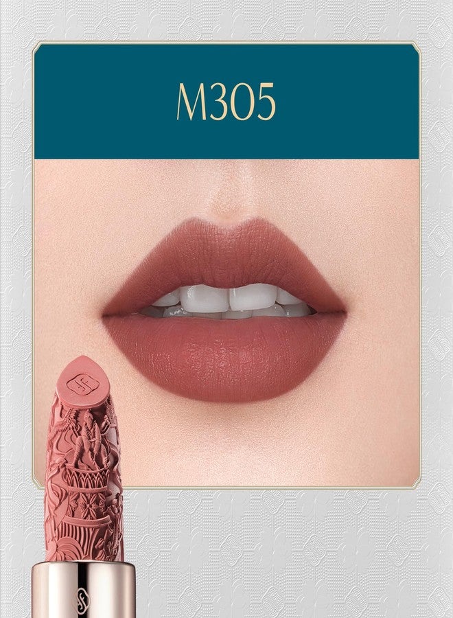 FLORASIS Blooming Rouge Porcelain Lipstick (M305 Burning Roses) - Image 4