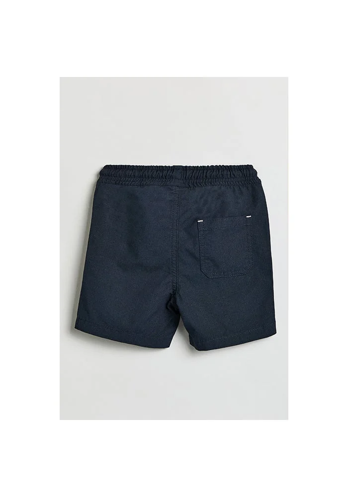 أر أند بي Solid Shorts with Drawstring Waist