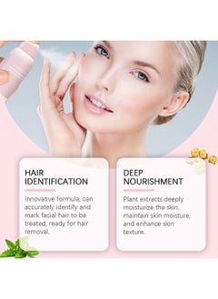 Jaysuing Hair Identifier Spray for Face Shaving, Hair Identify Dermaplaning Spray with 4 Razors for All Skin and Hair Type, Moisturizing Face Hair Identifier Spray  - Image 2