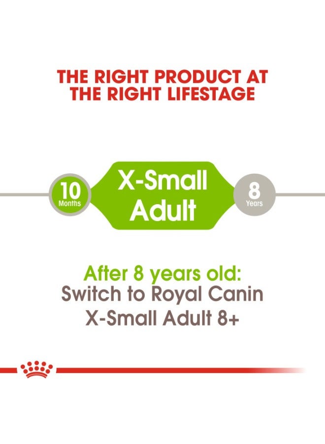 ROYAL CANIN حجم صحة التغذية XS للبالغين 1.5 كجم - Image 5