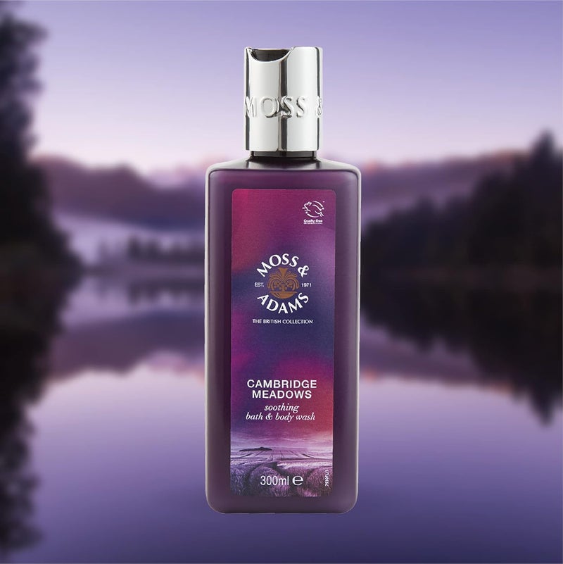 GROB Moss  Adams Cambridge Meadows Germ Protection refreshing body wash  Shower Gel for Women and Men  300mlRefreshing Luxury body Wash  300mllSmart Living Product - Image 3