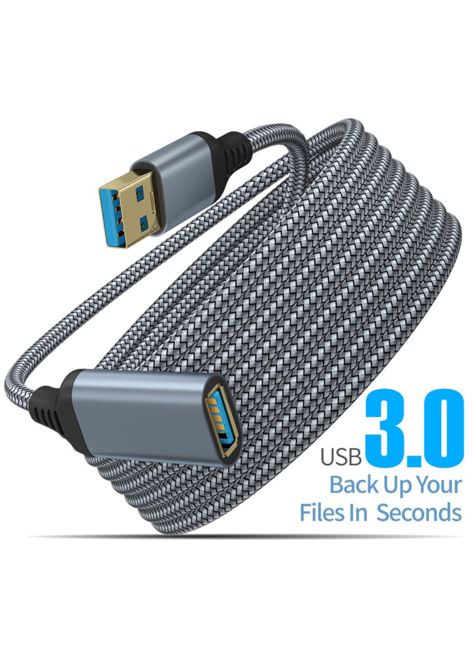 shixin Shixin 2m Usb Extension Cable aluminumalloybraided usba ZDFDA5A98625F2FED2BC9Z