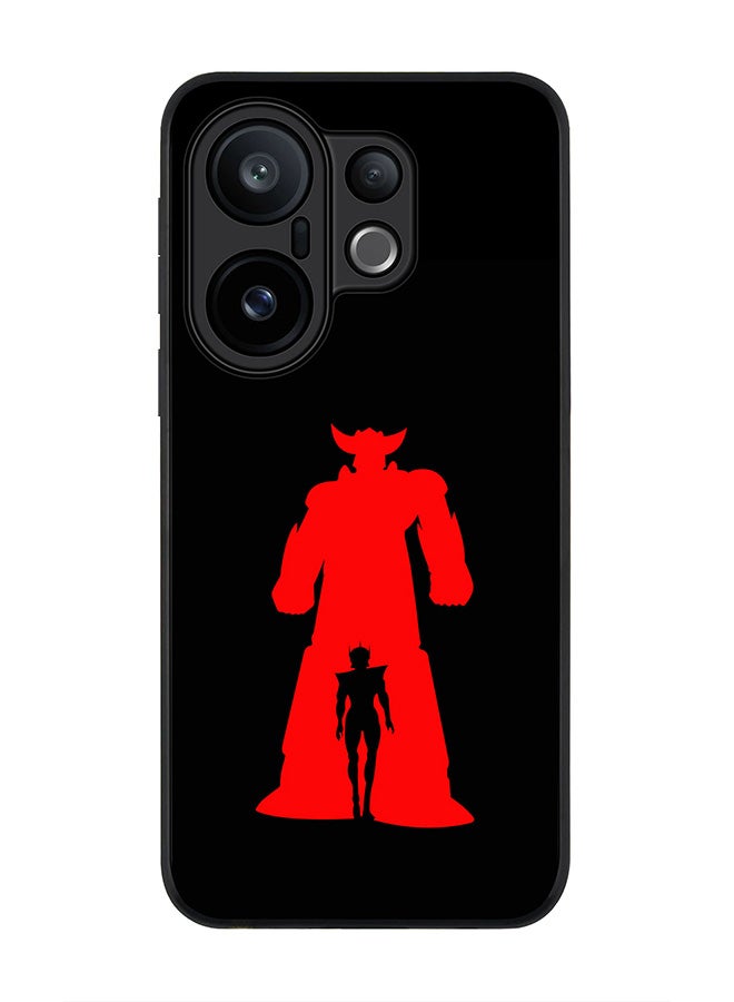 Stylizedd For vivo X200 FE / S30 Pro mini Case,Slim fit Camera Protection, Shockproof Thin Phone cover  - Grendizer (Black)