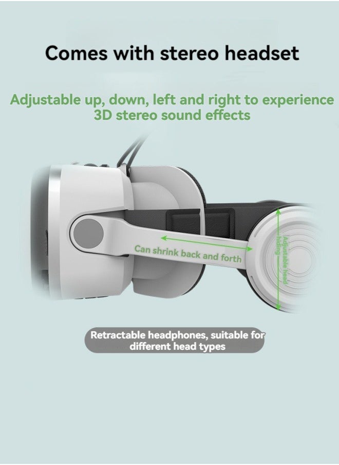 M MIAOYAN New VR glasses all-in-one machine dedicated to mobile phone with built-in headset 3D glasses VR game console  - Image 4
